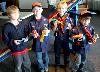 Boy Scout Pack 463 held their annual Pinewood Derby competition in March where the Tiger Cubs Den (first graders at Liberty Lake Elementary School) won three out of the top four trophies. Colton Hoagburg won �Best in Show� for the design of his car. Duncan Vittetoe took third, and Aiden McArdle won first place in the car race earning them the chance to compete at the 2013 Grizzly District competition at West Valley High School. Pictured are Peter Fassler, Duncan Vittetoe, Colton Hoagburg and Aiden McArdle.